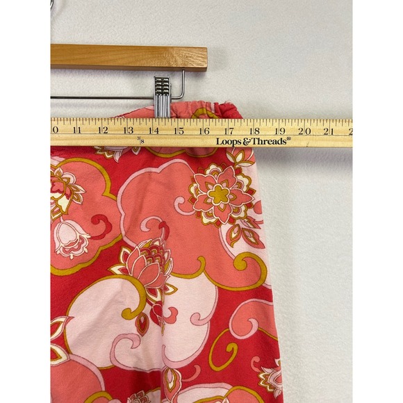 BedHead Women's Pajama Set Floral Cloud Print Long Sleeve Pants Lounge Large - Picture 9 of 10